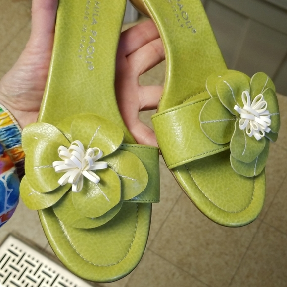 Mila Paoli Shoes - Mila PAOLI Italy Summer sandals 1" shoes size 7